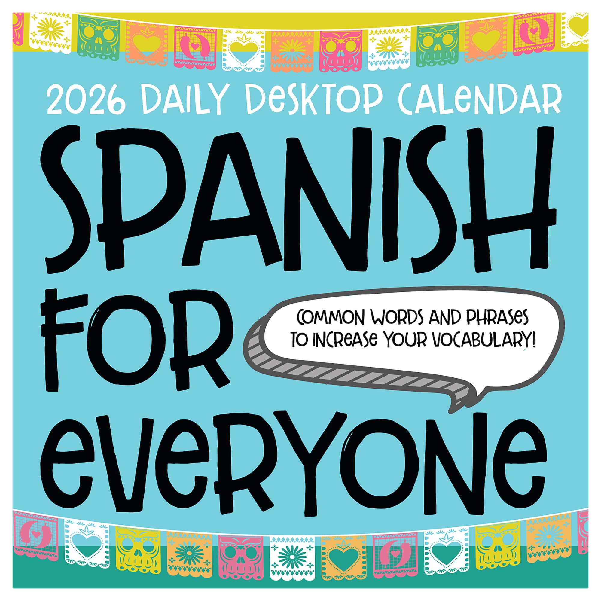 2026 Spanish Words Daily Desktop Calendar